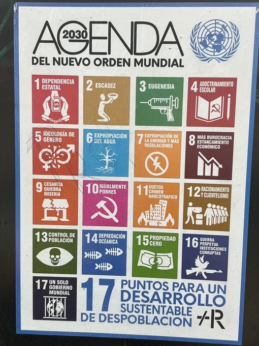 MARIACA49946720's tweet photo. No a la Agenda 2030 https://t.co/7gM0NpptWa