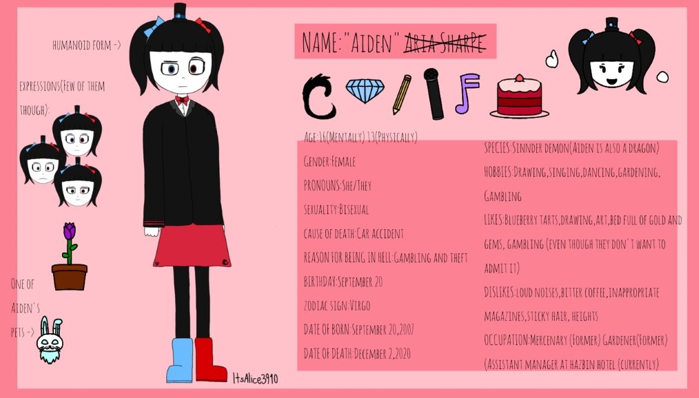 Meet Aiden! A new oc has arrived!^^

Hazbin Hotel does not belong to me it belongs to <a href="/VivziePop/">Vivienne Medrano 💖</a>

#HHOC #HazbinHotelOC #HelluvaBossOC