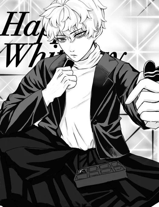 # フォロワーさんの好きな要素を詰め込んだ創作男子を描く 
𝑾𝒉𝒊𝒕𝒆 𝑫𝒂𝒚🤍 