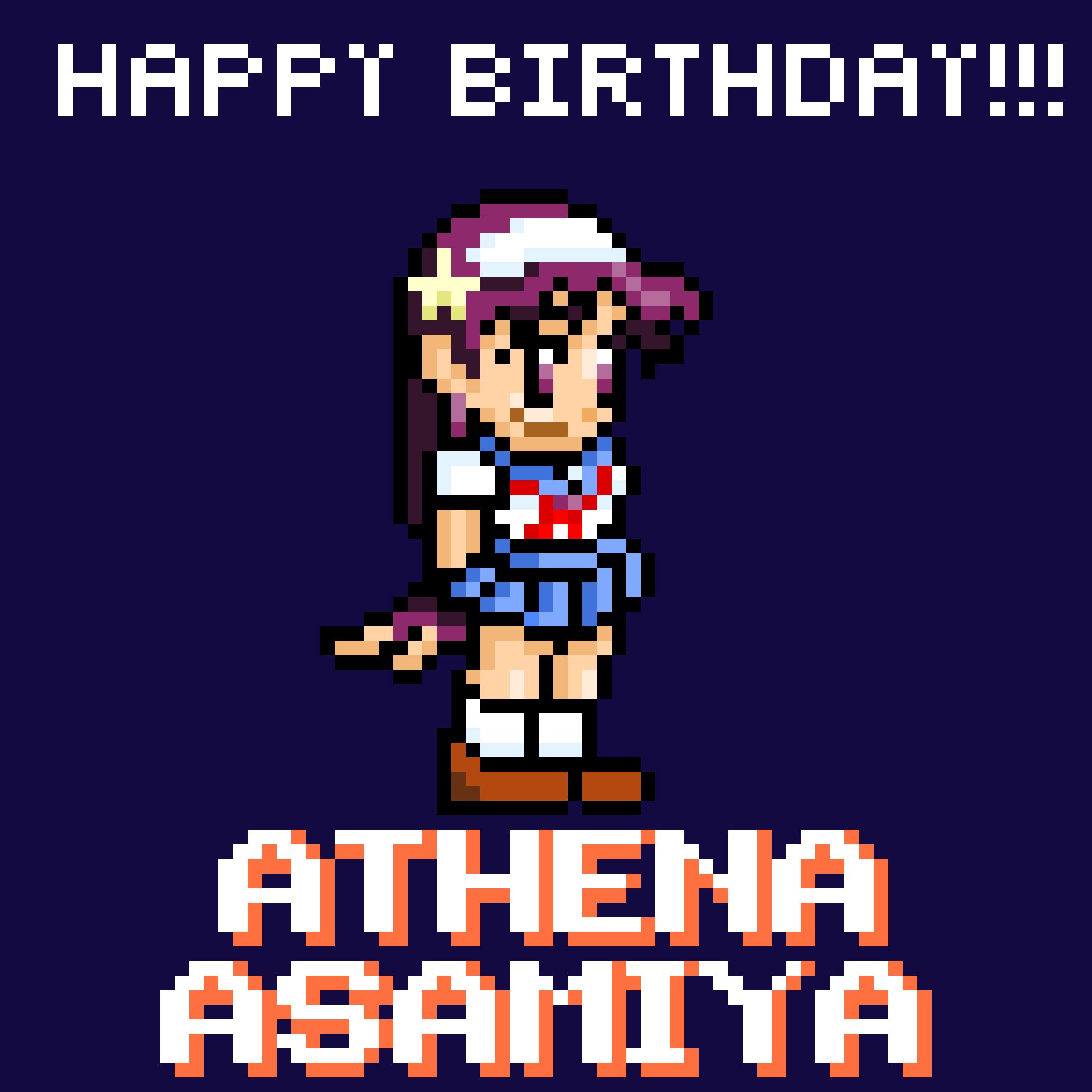  Happy Birthday Athena Asamiya! 