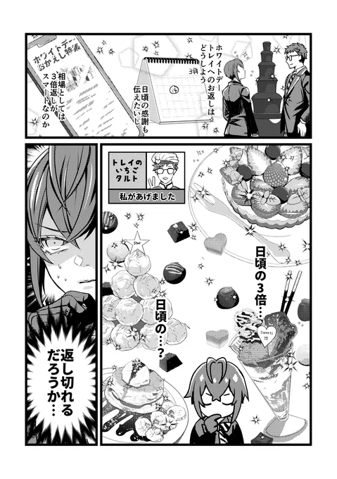 愛が重い男VS愛が重い男
(トレリド♣️🌹ホワイトデーネタ) 