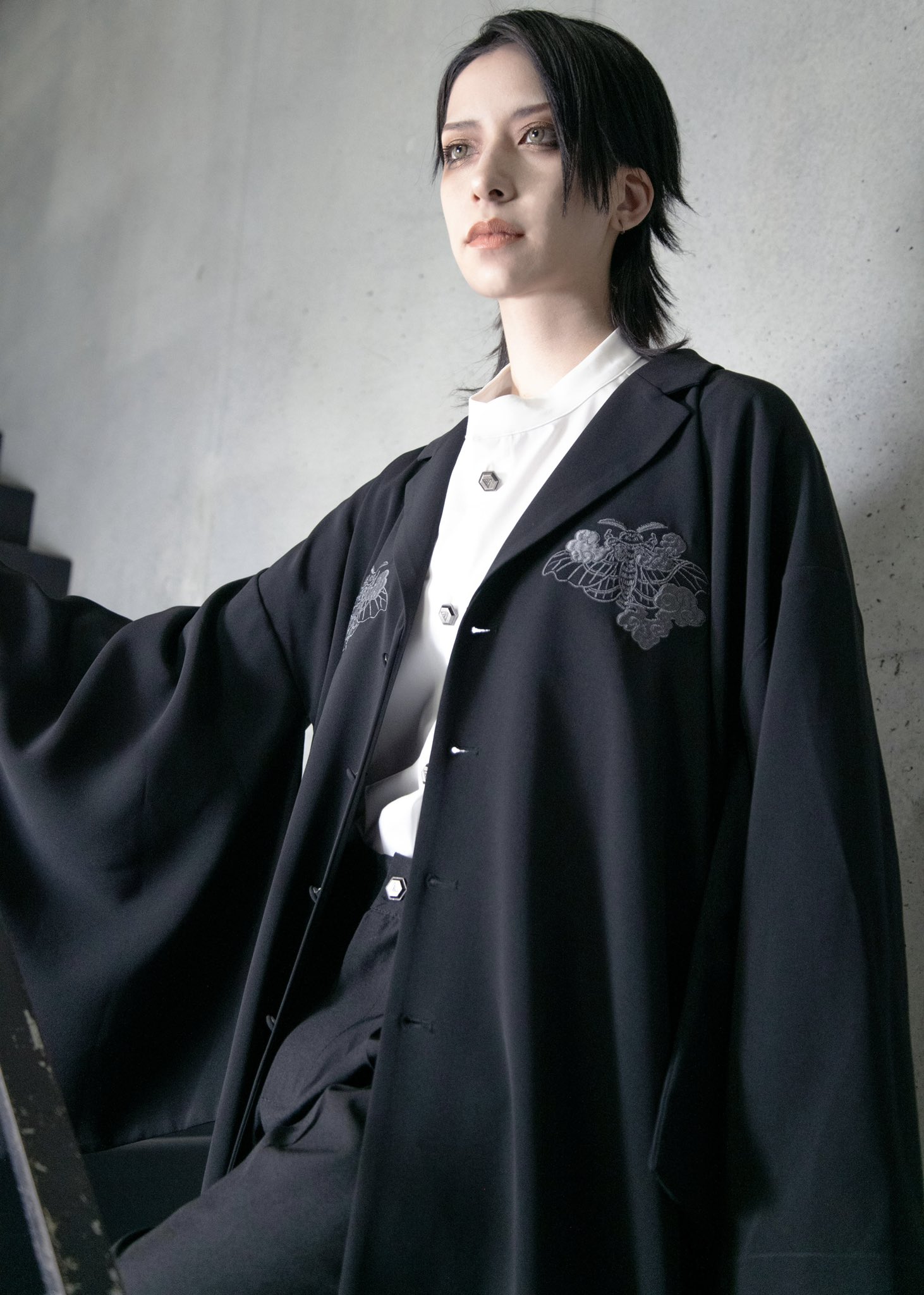CuLLt】Kimono Coat グレー sariater-hotel.com