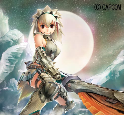 仕事で描いた「モンスターハンター」の絵です！ 「ベリオ装備」で