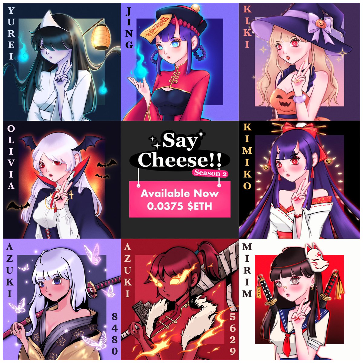 _wnd55's tweet photo. 💖✌🏻Say Cheese!! Collection✌🏻💖
Seasons 1 is sold out! Don’t miss to check out Season 2🔥🔥
.
✨Volume trade 3.1 ETH✨
Price : 0.0375 $ETH [Polygon]
👉🏻 https://t.co/4y1TPkjGPa
.
#NFT #NFTs #nftcommunity #anime #NFTJapan #NFTTHAILAND #NFTJPN #waifu https://t.co/8f8ZKdrplM