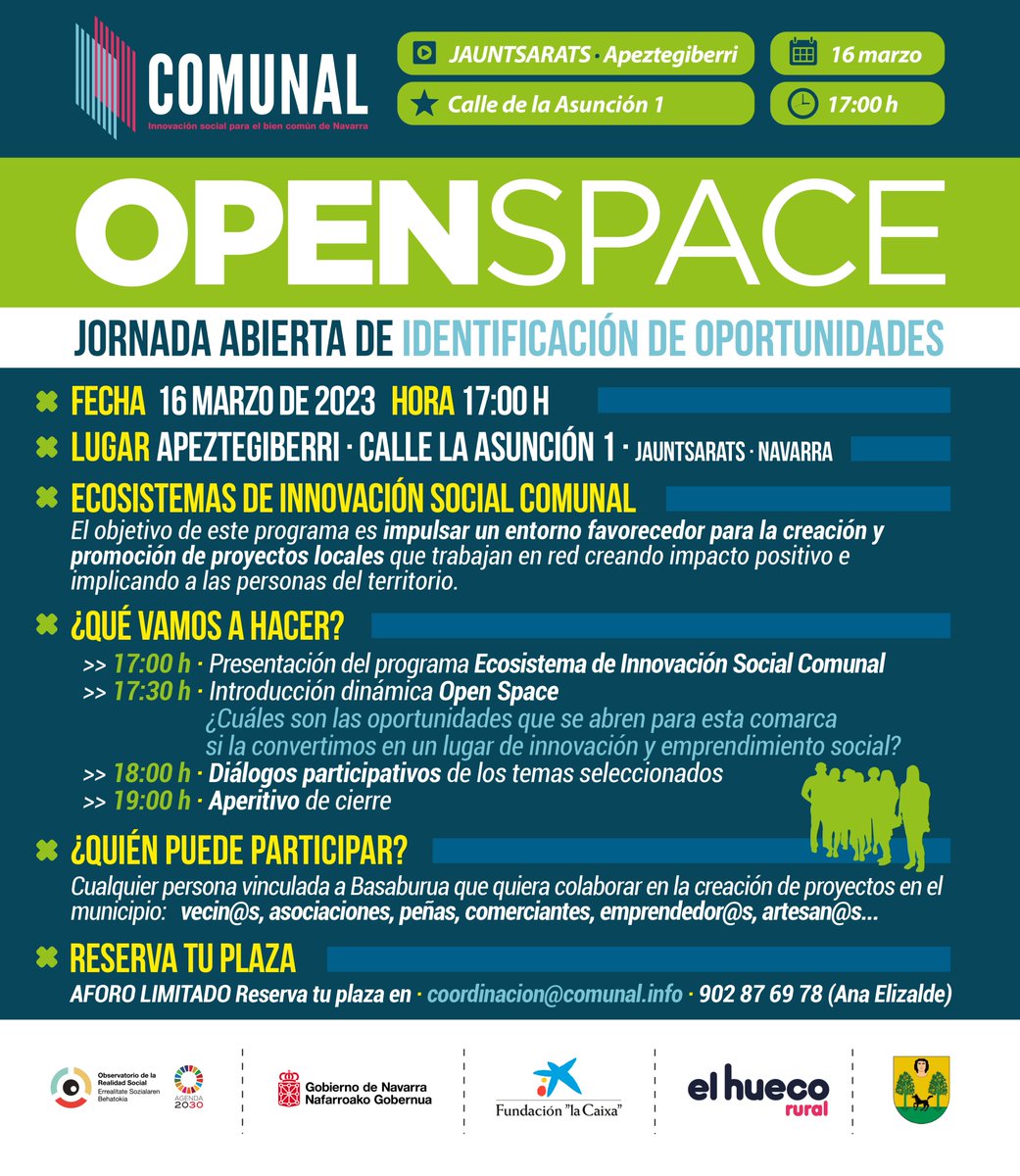 👉👉👉Komunal programa Nafarroako eremu gehiagotara zabaltzen ari da. Ostegun honetan Jauntsaratsen aurkeztuko dugu. Bertan ikusiko gara!
👉👉👉El programa Comunal sigue llegando a más zonas de Navarra. Este jueves lo presentamos en Jauntsarats. ¡Nos vemos!