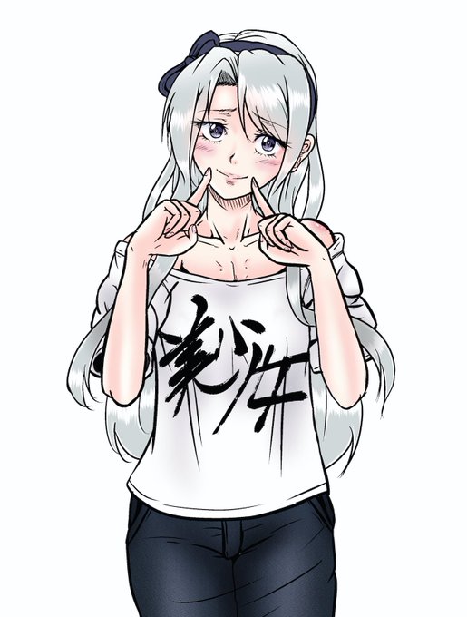 「clothes writing grey hair」 illustration images(Latest)｜4pages