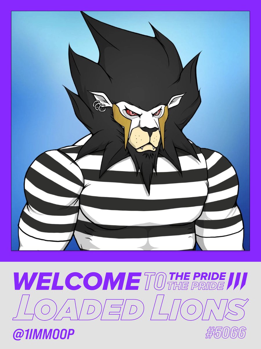The Loaded Lions wish a roaring welcome to the newest member of our Pride🦁

Congratulations and welcome <a href="/1immoop/">1immoop</a> 

#LionsFollowLions