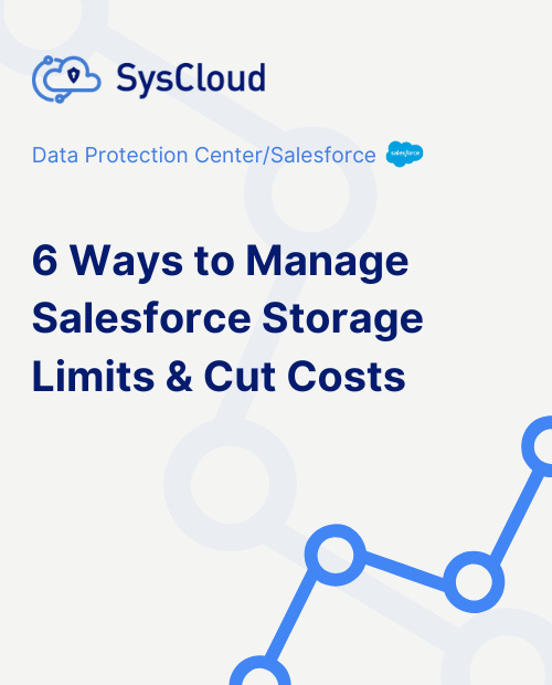 SysCloud's tweet photo. Learn about Salesforce data storage limits and 6 ways you can optimize Salesforce data storage to reduce your subscription cost and improve performance.
https://t.co/FjpijzSrKn
#salesforce #salesforcestorage #salesforcebackup https://t.co/SW7ynRDAi0