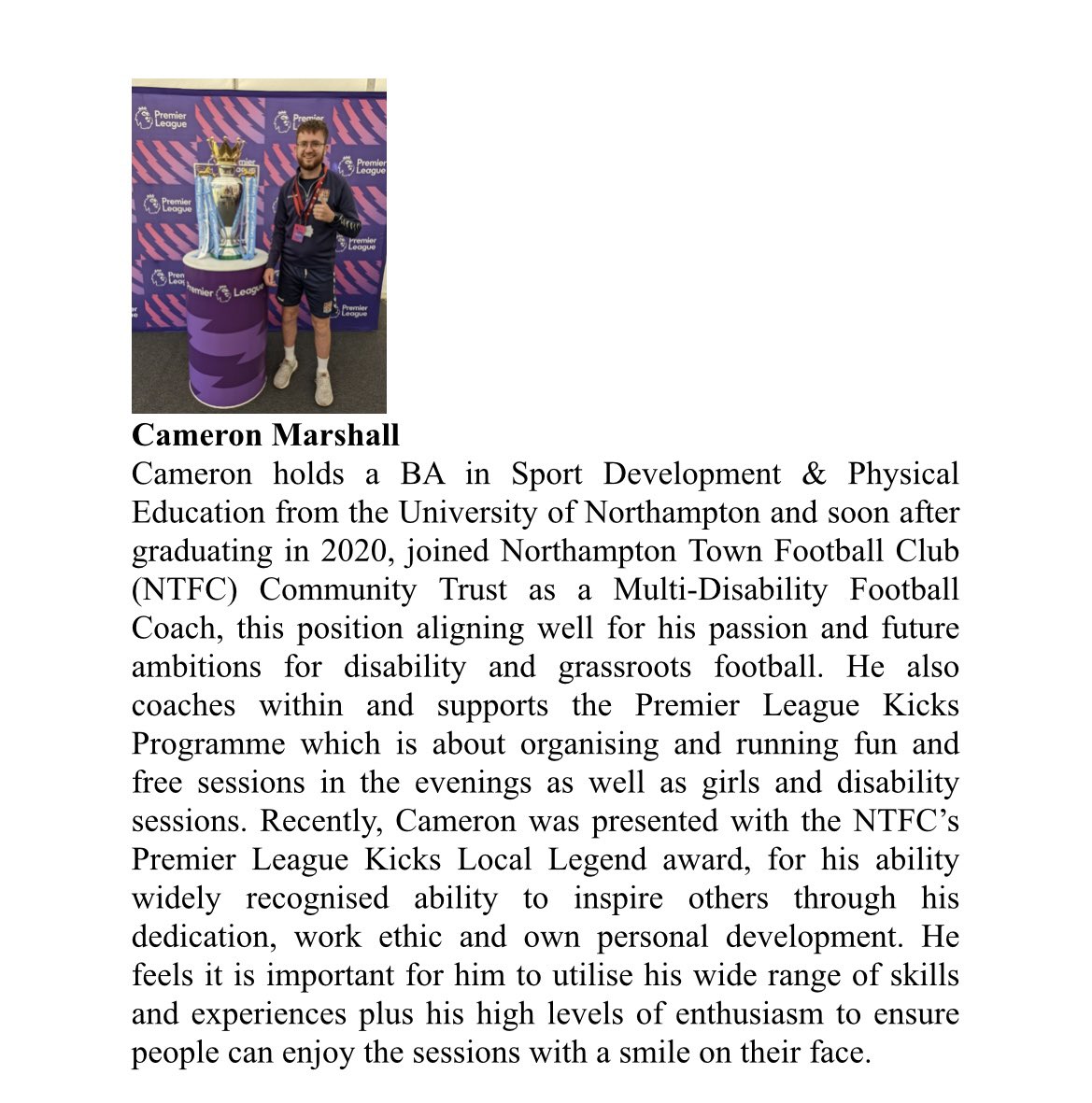 Next we have our ✨ALMUNI SUCCESS STORIES ✨

1) Alexandra Munns: <a href="/alexandra_munns/">Alexandra Munns</a> 
2) Cameron Marshall: <a href="/cammarshall15/">Cameron Marshall</a> 

#SELSConf2023