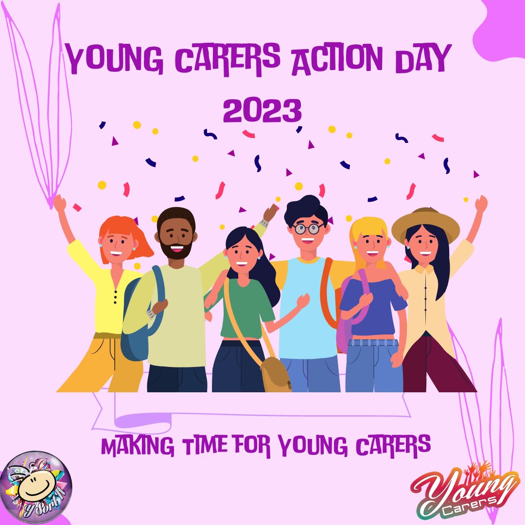 🥳Today we celebrate Our Young Carers🥳

Young Carers Action Day is an annual event designed to raise awareness of the incredible work young unpaid carers do. (Woohoo) 🤩

#YoungCarersActionDay #YCAD2023 #maketimeforyoungcarers
