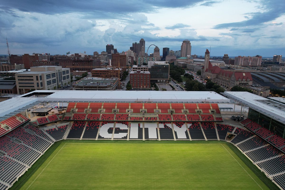 RiversideReport's tweet photo. Happy 314 day @stlCITYsc fans!

3️⃣ - St. Louis City SC is currently 3-0.
1️⃣ - Currently 1st in the league.
4️⃣ - Looking to become the first expansion team to win their first 4 games Saturday. 
#AllForCITY https://t.co/zhxjsMD2GL