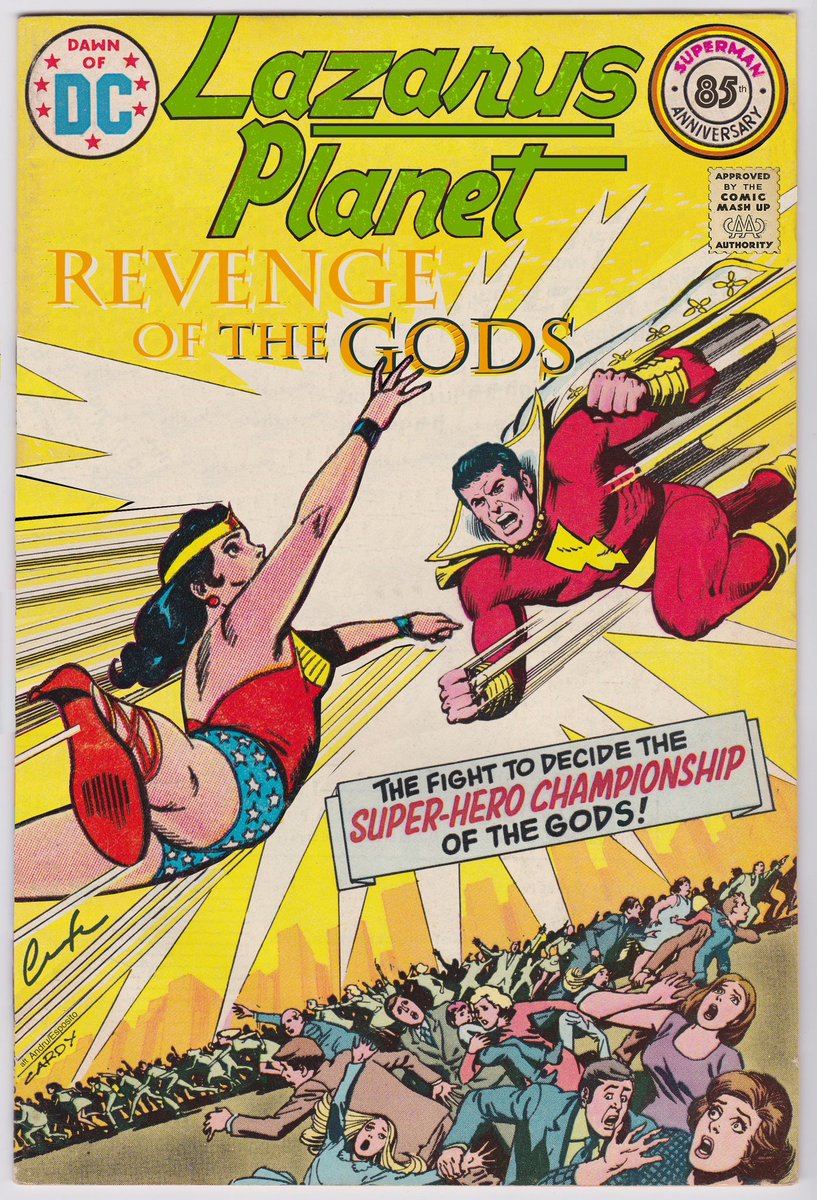 ChuckBrouilette's tweet photo. #LazarusPlanet #RevengeOfTheGods 1 @DCOfficial #Amazon-heavy opener oddly #allowsLittleScreenTime for #ThisWeeksSuperHeroMovieStar #TheOriginalCaptainMarvel but #looksGood & #loadedWithStory apparentlyEvenKickingOff @TomKingTK #AmazonsGoHome plot w a #snap toRival #MaxLordโs neck https://t.co/QTbWQw0AmQ