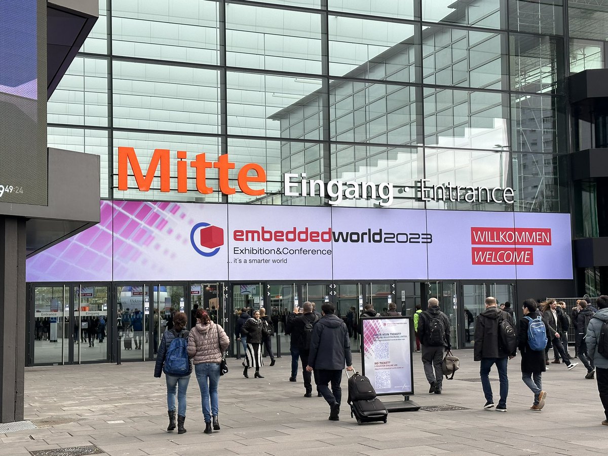 starwaredesign's tweet image. #ew23 #embeddedworld2023 #embedded ready for day 1!