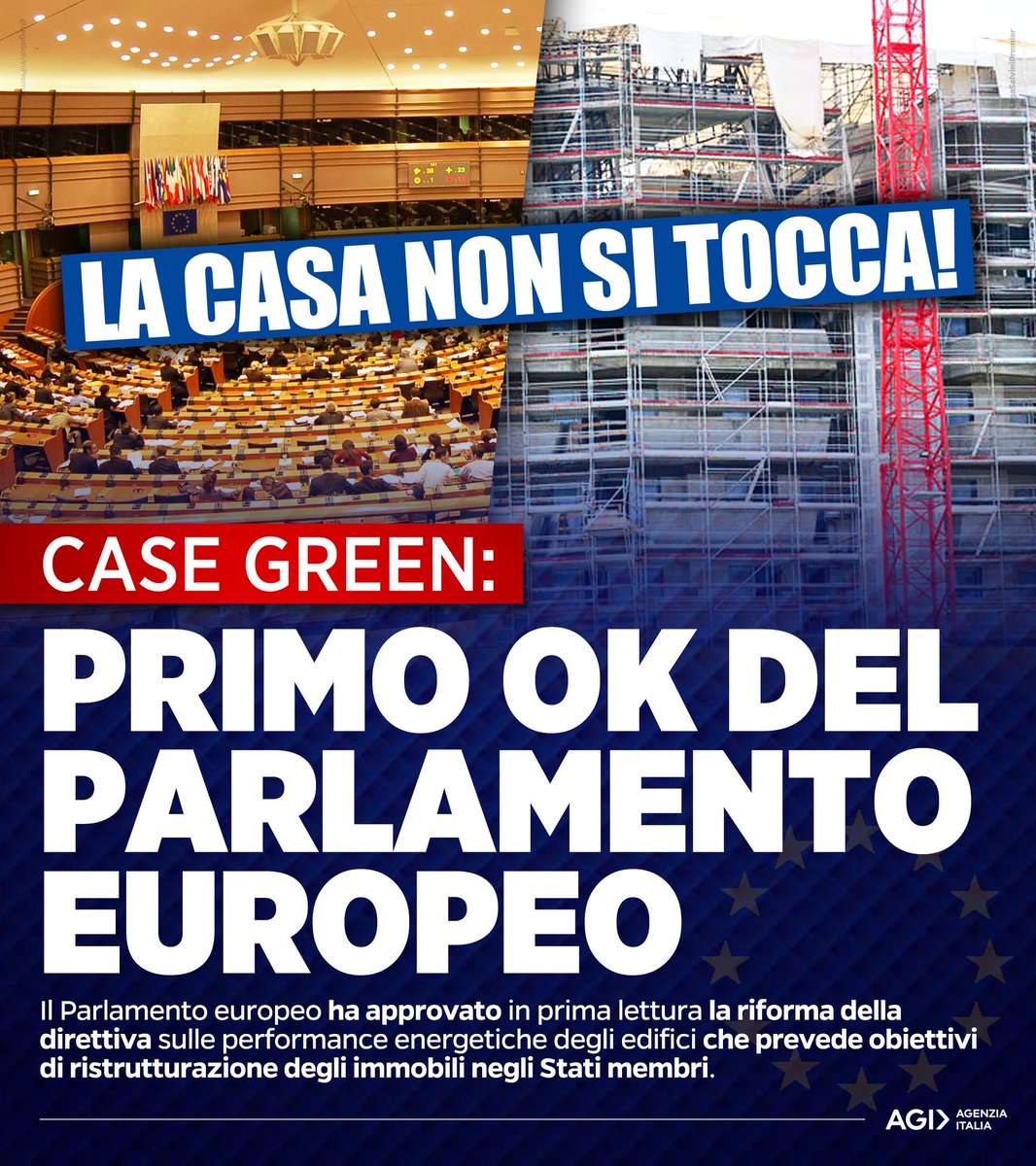 Sì a incentivi, ma no penalizzazioni e divieti. Siamo tutti a favore della tutela dell'ambiente e tutti condividiamo gli obiettivi, ma questa non è la soluzione e tempi e modi sono inaccettabili. La casa non si tocca.