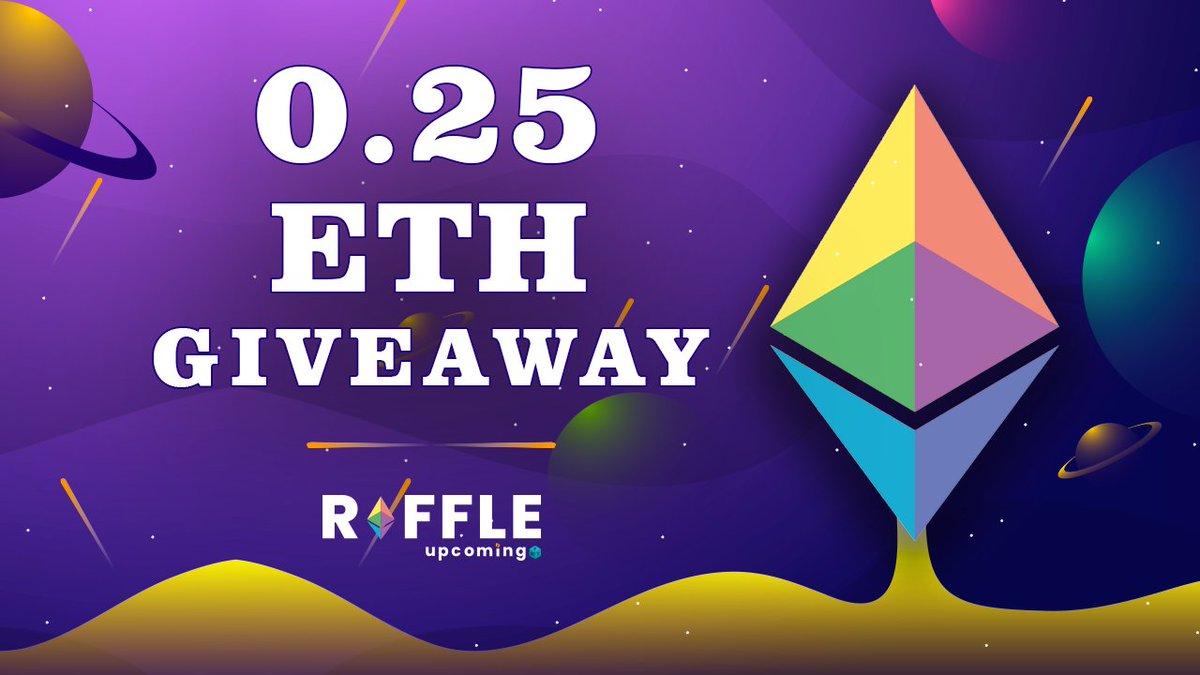 💸Take advantage of this superb #Raffle and get a chance to Win 0.25 ETH 💸

👉Registration URL : raffle.upcomingnft.net/raffle/64072f9…

#ETH #Crypto #Giveaway #NFTs #upcomingNFT
