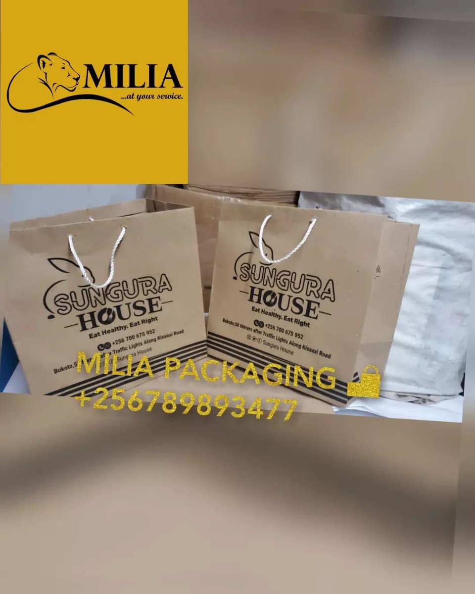 milia_packaging's tweet photo. Thank you @SunguraHouse for always supporting us.
Visit and eat from Sungura House: they are located in Bukoto after the Traffic Lights on the left as you're heading to Kisasi
Contact them:0756158334

Also for all your packaging:  DM us 

*At Your Service 🛍️* https://t.co/VfVamshAjL