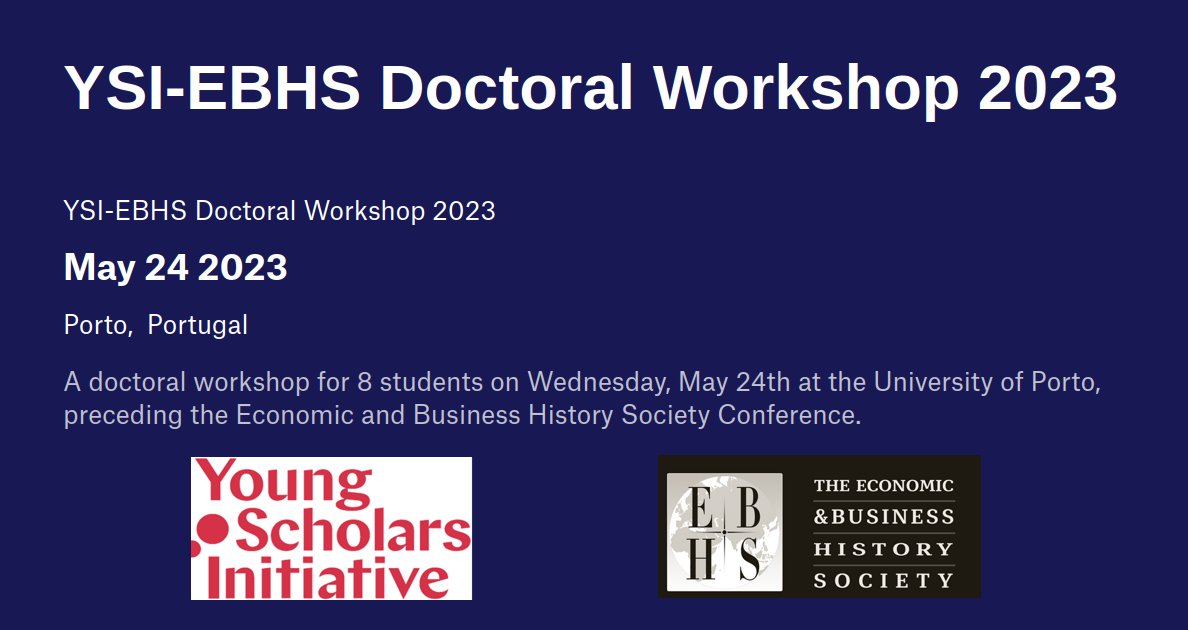 Economic and Business History Society tweet media