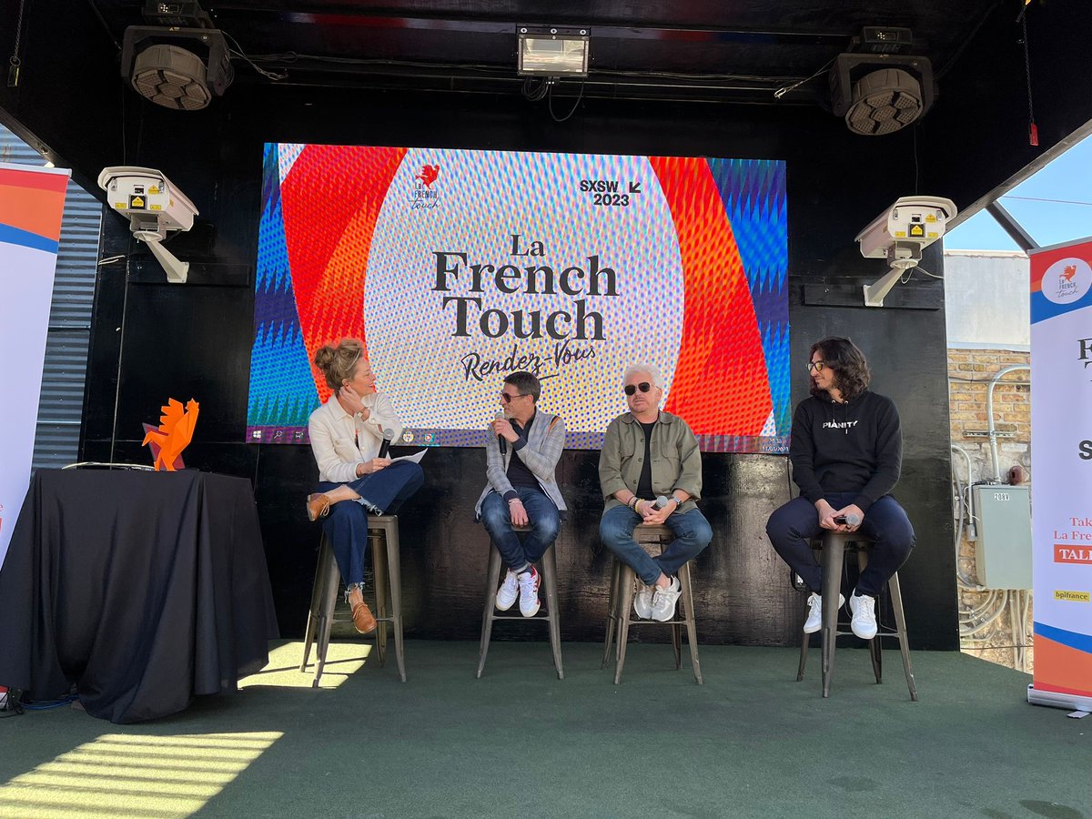 sacem's tweet image. Yesterday, the @sacem team started off the week at @sxsw with the French Touch Rendez-Vous. The event was the occasion to showcase the #Musicstart service to the US market and to share sacem vision about #Web3 and its opportunities to recreate value for the music industry. 🎵