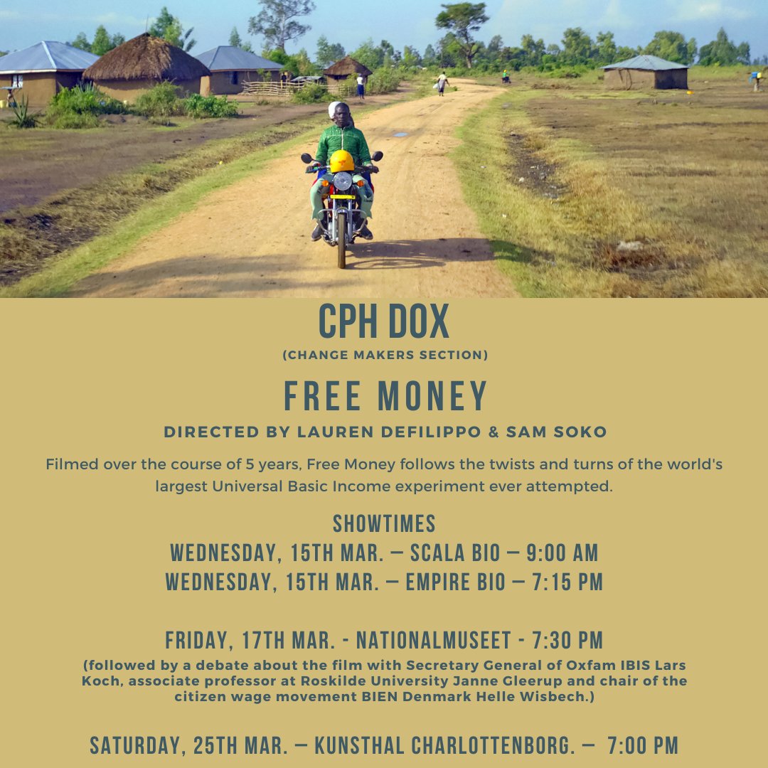 Next stop🛫 <a href="/cphdox/">cphdox</a> 🇩🇰

Free Money's Danish premiere is coming up tomorrow morning from 09:00 at Scala Bio and a second screening later in the evening at Empire Bio in Copenhagen.

Looking forward to it!🙌

🎟️Screening &amp; Ticket details➡️ bit.ly/freemoneycphdox

#cphdox2023