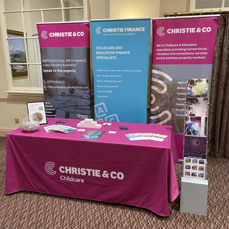 ChristieCo's tweet photo. Today our childcare experts and colleagues at @ChristieFinance are exhibiting at the @NDNAtalk conference in Cwmbran, South Wales. Pop by our table and say hello!
#NDNAMemberEvents https://t.co/6TaYRd4YFX