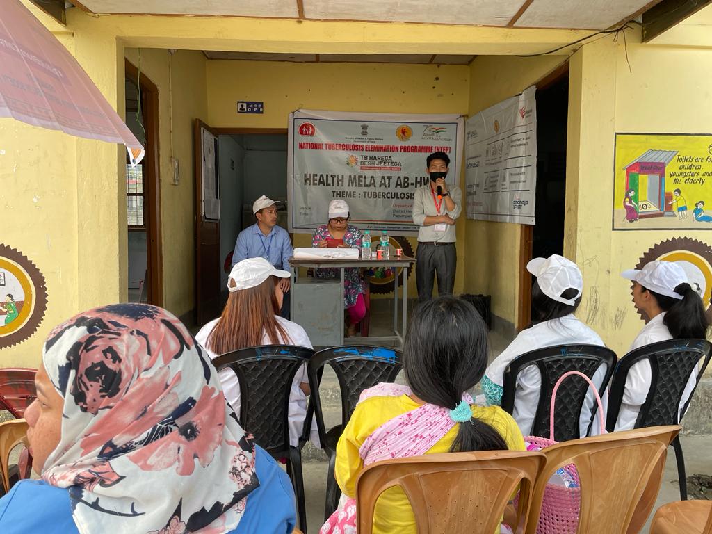 IBC_PF's tweet photo. @Anamaya, @PiramalFdn organised #TB awareness session at the #health_mela at #Nirjuli Health&amp;Wellness Centre in #Papumpare district today. The #health_mela was organised by
 @MyGovArunachal across @AyushmanHWCs in #ArunachalPradesh to bring communities and health system closer. https://t.co/JqWYoX7Rtz