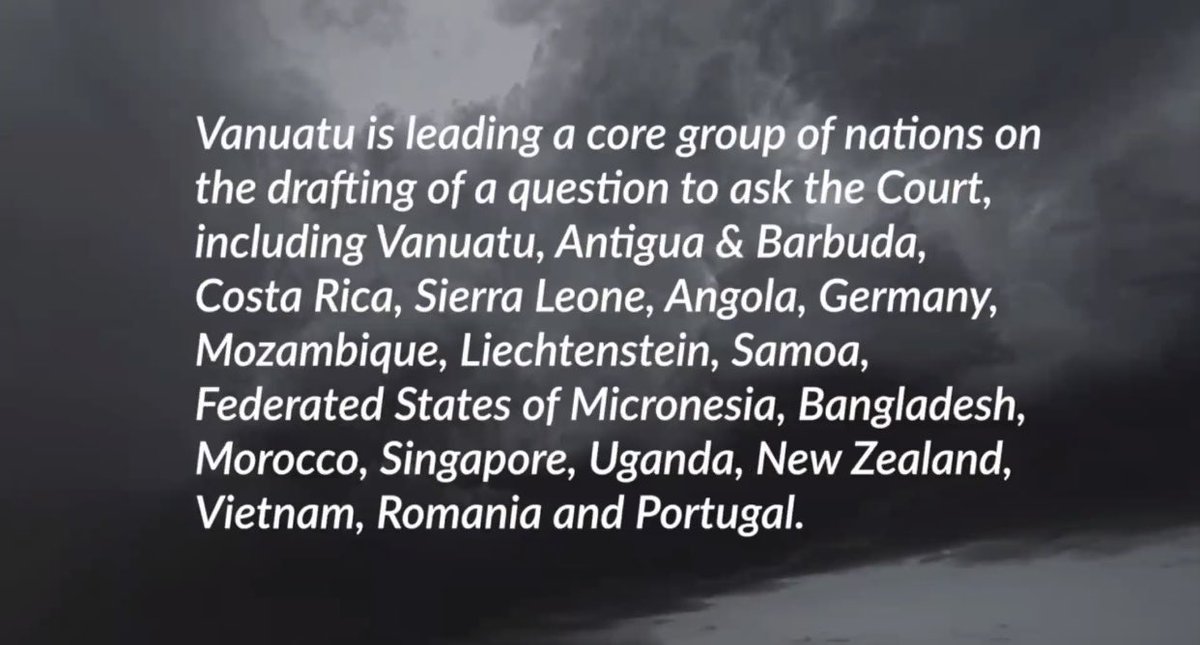 AnzumFarah's tweet photo. “Climate Change at the International Court of Justice”, presented today at #GGC3. @SaleemulHuq2 stated #Vanuatu’s resolution is not for any specific country but for our future generation. Its time for each of us to think as a #PlanetaryCitizenship and stand side by side. https://t.co/N9Ukbg2Bzb