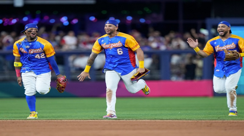 VTVcanal8's tweet photo. Venezuela apuesta por el pase a cuartos en el Clásico Mundial de Béisbol

#ChávezAntiimperialista
 
https://t.co/00Uz9yd8Wz https://t.co/z2pZcGCEh6