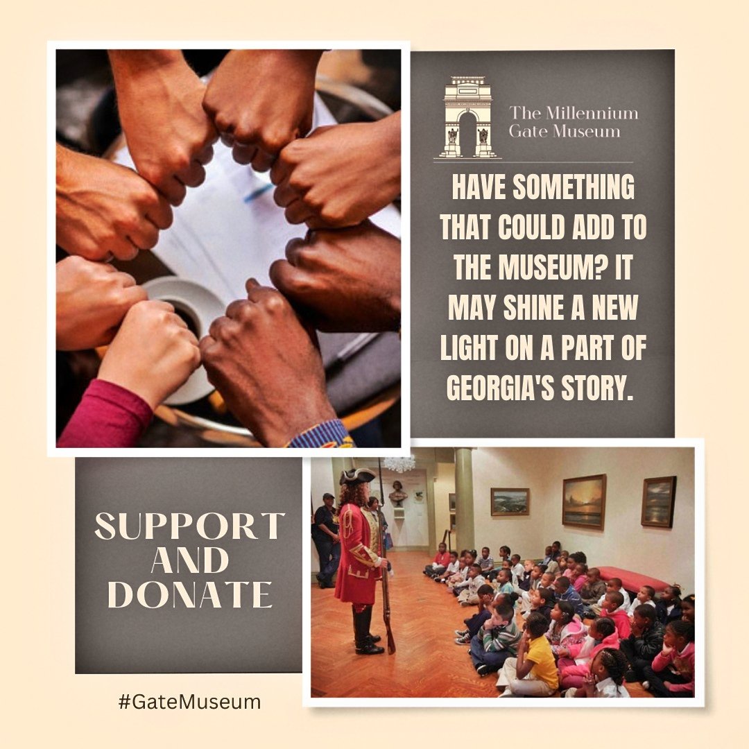 As a not-for-profit organization, the Millennium Gate Museum relies on your support. Your donations bring Georgia's history and art to thousands of students every year.
#Donations #Georgia #ArtCulture #HistoryCulture #ArtHistory #MillenniumGate #GateMuseum #HistoryMuseum