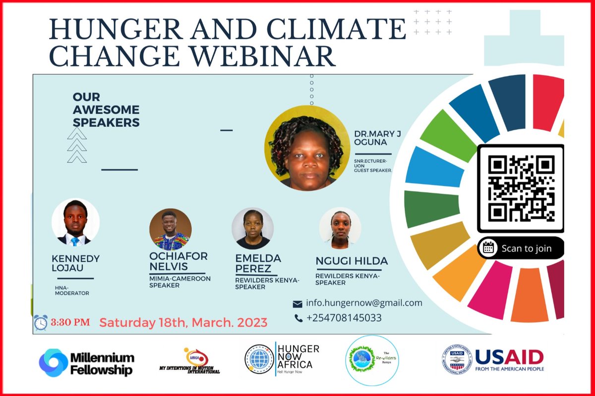 Halt_HungerNow's tweet photo. Hunger Now Africa and Rewilders Kenya are collaborating to raise awareness about the urgent need to address hunger and climate change. They aim to promote sustainable agriculture and conservation efforts and highlight the importance of addressing both issues simultaneously. https://t.co/qgI9iMplqK