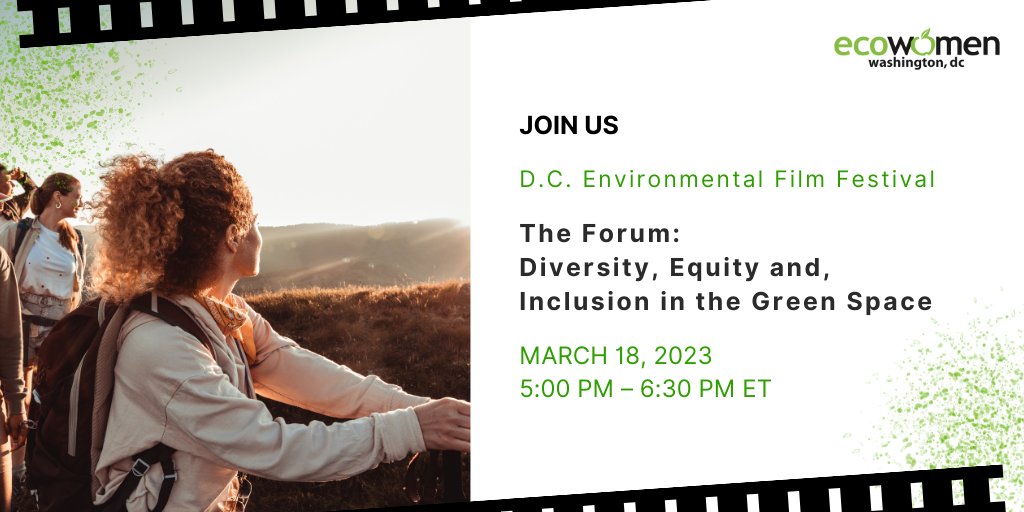 Join us 3/18 at 5:00 PM ET as we support <a href="/dceff_org/">DC Environmental Film Festival</a>  by attending a discussion on equity and inclusion. RSVP here: eventbrite.com/e/dceff-the-fo…