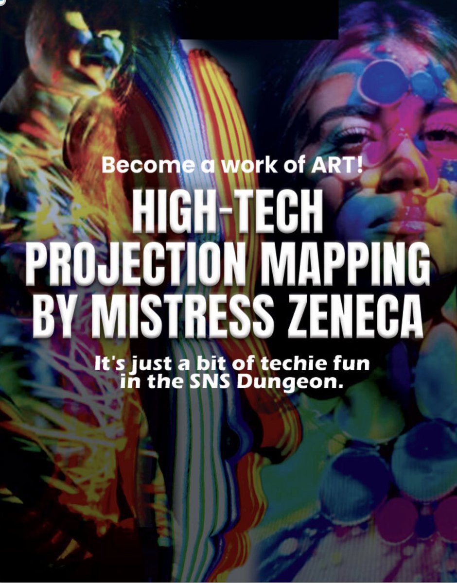 RoleplayPhilly's tweet photo. What's Projection Mapping? It's the #creativeart of using projections to change the look of a physical object. See creative #live #artwork with a variety of light effects and videos. Become a work of #ART This Fri &amp; Sat #fyp #philly #bdsmِ #KinkTwitter #fetish #club #party #seggs https://t.co/Q488LzXRtC