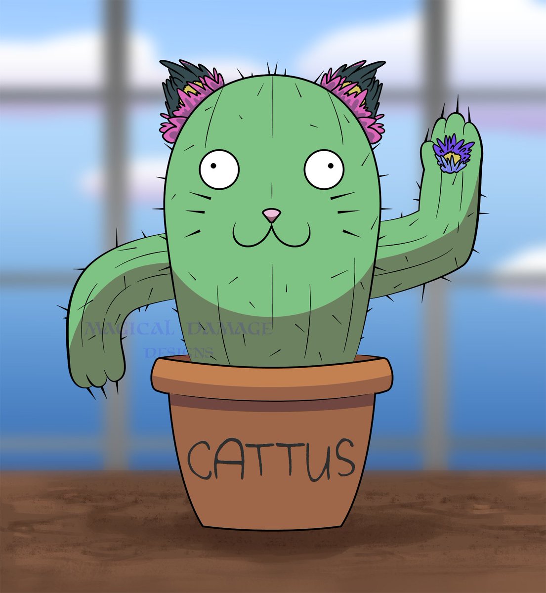 Magical_Damage's tweet photo. Cattus 🌵
.
#MagicalDamageDesigns #design #Cat #Cactus  #cute #designers #art #artwork #artist #ArtistOnTwitter #florida #FYP https://t.co/x5jsJz7V4Z
