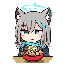 絵チャで描いたシロコ#ブルアカ 