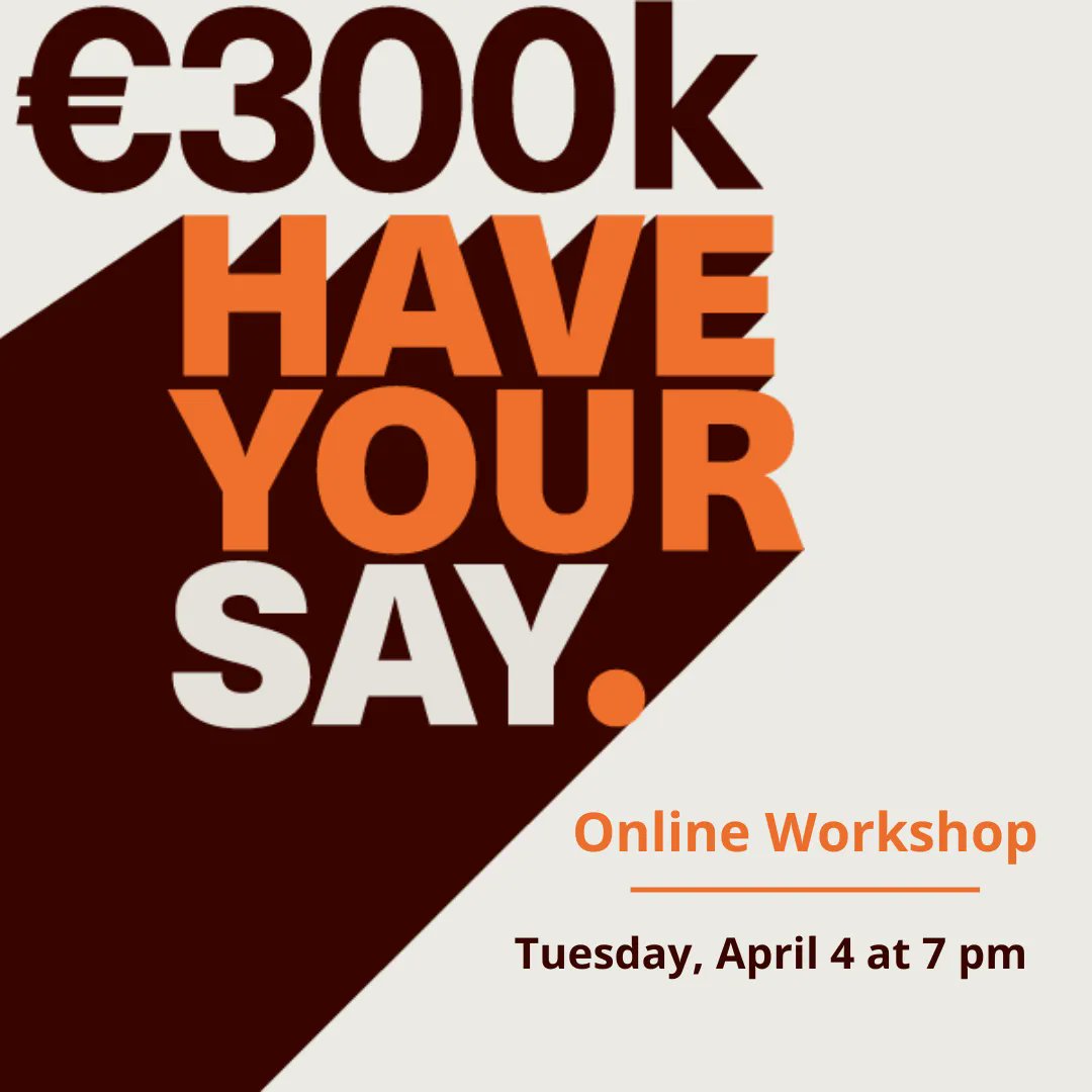 During March, in-person and online workshops have been arranged for the Tallaght South &amp;
Saggart electoral area to facilitate the generation of ideas. A facilitator will coordinate these meetings to help bring out your ideas 💡

For more info: buff.ly/3LaAne5

#sdccpb