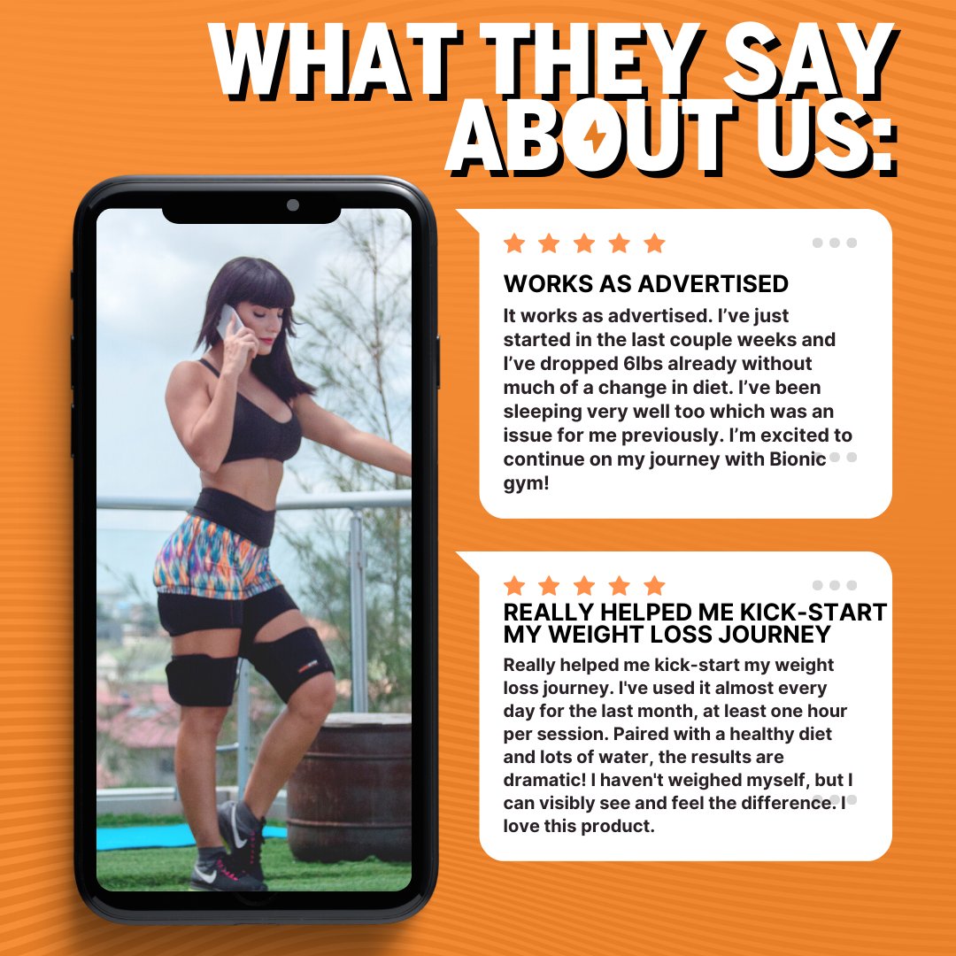 bionicgym's tweet photo. Real Bionic Gym users speak out! 💬💪 Check out these amazing reviews from satisfied customers who've experienced the power of muscle stimulation firsthand. #BionicGym #RealReviews #ElectricalStimulation #FitnessMotivation https://t.co/UyG7VfWLSa