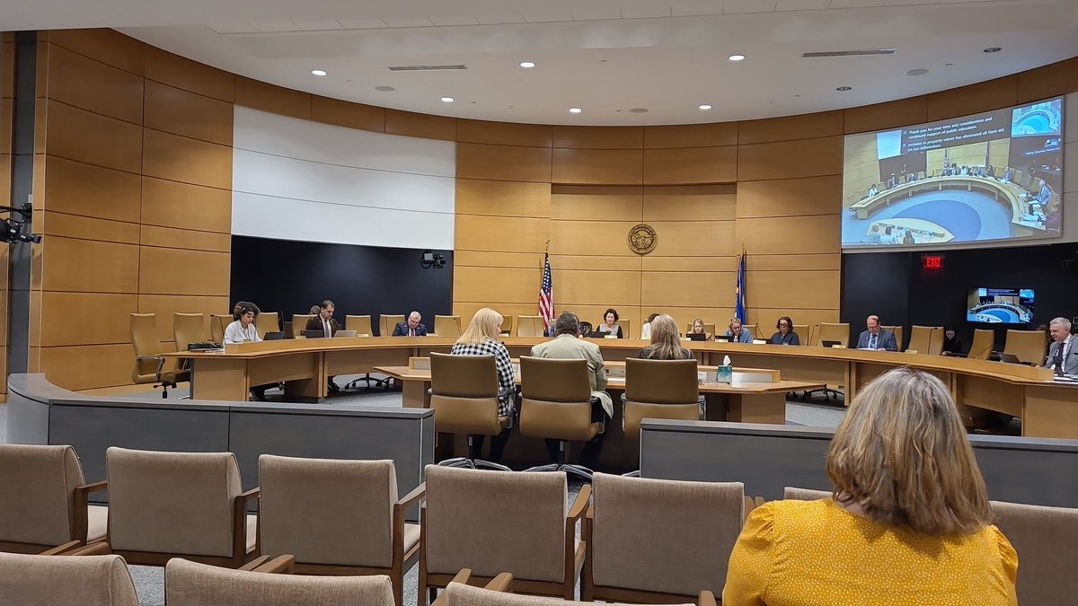 In the House Finance committee watching my friends from Anoka-Hennepin, Board Chair Marci Anderson and CFO Michelle Vargas, testify on a tax equalization bill that will benefit many districts across the state.  Thanks @JohnHoffmanMN for authoring this bill!