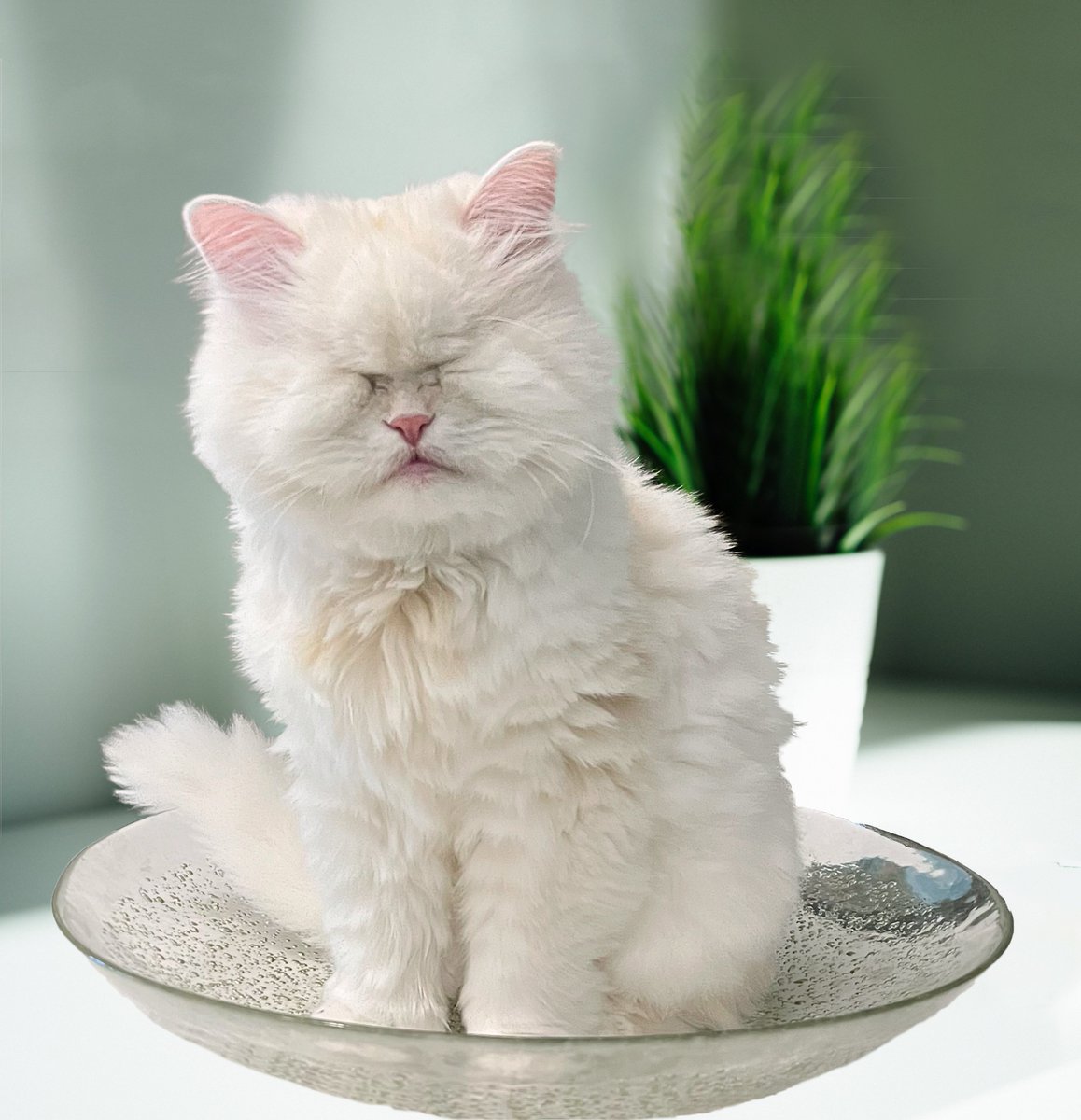 MoetBlindCat's tweet photo. Sitting pretty
In my bowl
Looking for food
That mum has been told!

#tuesdaymotivations #cats #CatsofTwittter https://t.co/GoWVf8TFa2