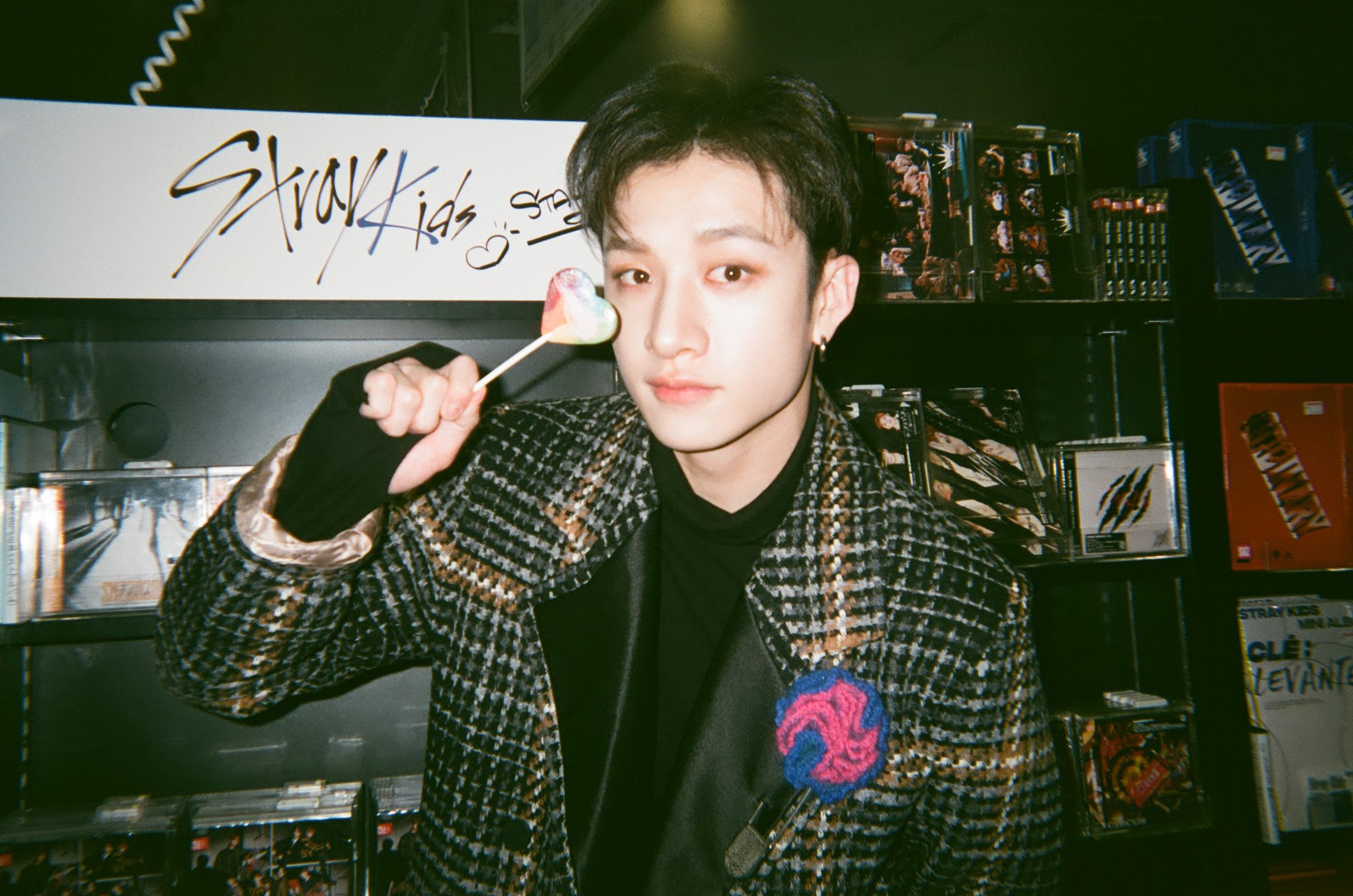 straykids スキズ　リノ　バンチャン　缶バッチ　フライヤー straykids スキズ リノ バンチャン 缶バッチ フライヤー stray