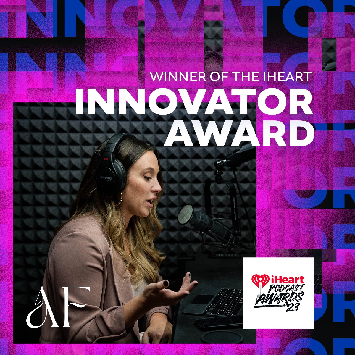 We’re so proud to announce that @Ash_Flowers is the recipient of an iHeart Icon Award- the Innovator Award- at the 2023 iHeart Podcast Awards! 💗 The show streams tonight at 9pm EST on iHeartRadio's YouTube & Facebook! 
#CRIMEJUNKIE #PODCASTOFTHEYEAR #IHEARTPODCASTAWARDS