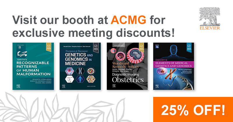 Visit our booth (1119) at #ACMGMtg23 for exclusive savings on #Genetics books! Not attending the meeting? SAVE 25% with code ACMG23 checkout! spkl.io/60114jT6V
#ACMGFoundation @TheACMG
*Valid in the U.S.