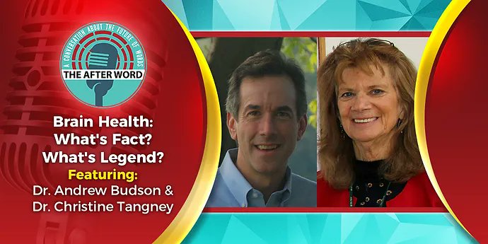 On season 3 of The Afterword, we spoke with Dr. Andrew Budson and Dr. Christy Tangney. They discussed memory, dementia, cognitive decline, and neuroplasticity. With all the recent news about the MIND diet, we're re-releasing this episode as a for those directory.libsyn.com/episode/index/…