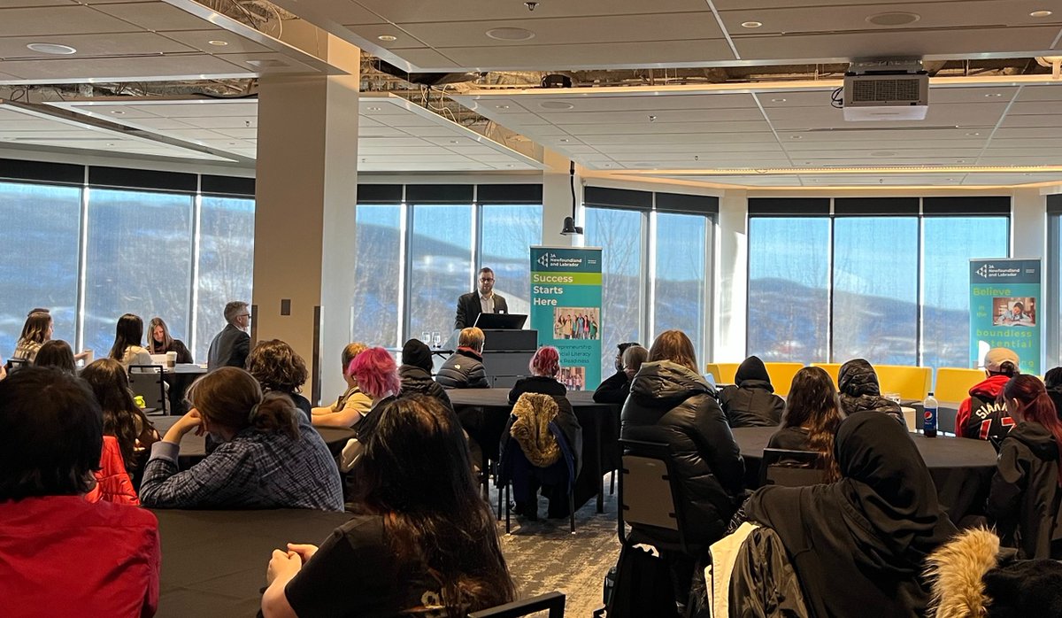 meetatMemorial's tweet photo. Today we’re partnering with @JANLinspires to host the JA World of Choices program. We’re excited to be a part of sharing this incredible program with students from across our province. #CommitmentToCommunities #TransformingOurHorizons @MemorialU https://t.co/7eNl78f8H8