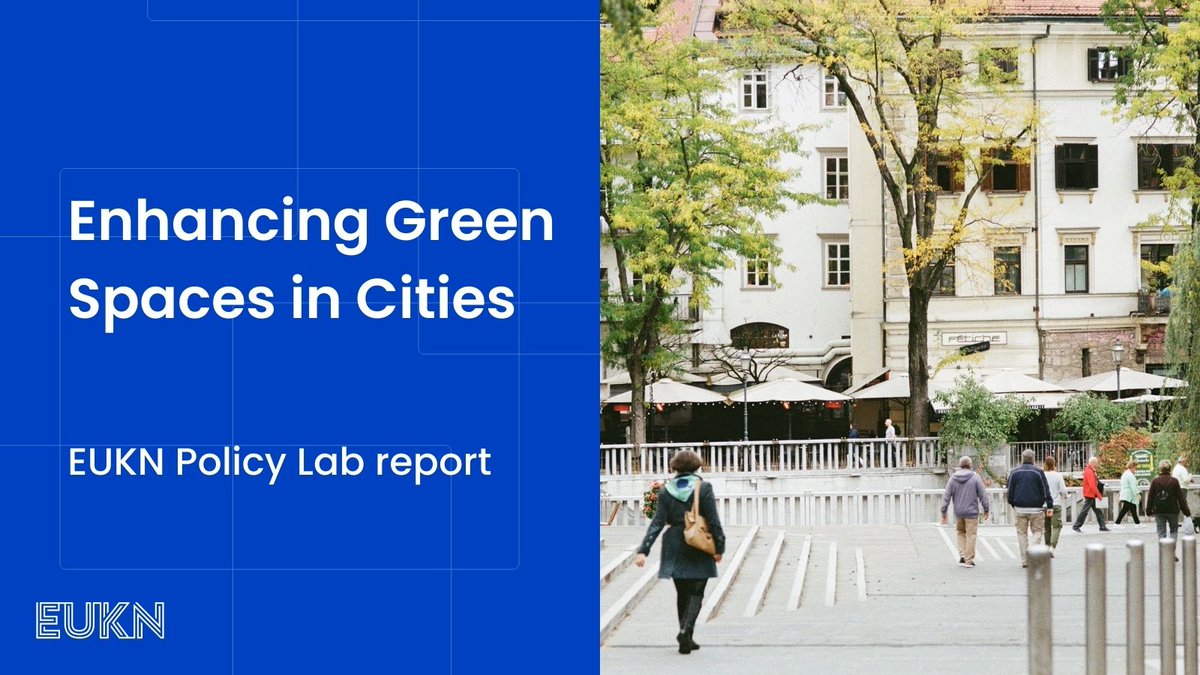 EUKN's Policy Lab for Slovenia focused on unlocking the benefits of urban green space.

Find deep insights into greening cities and reaping the ecological, social and economic rewards in the Policy Lab report; available now.

📝 Full report: bit.ly/41ZQL7d