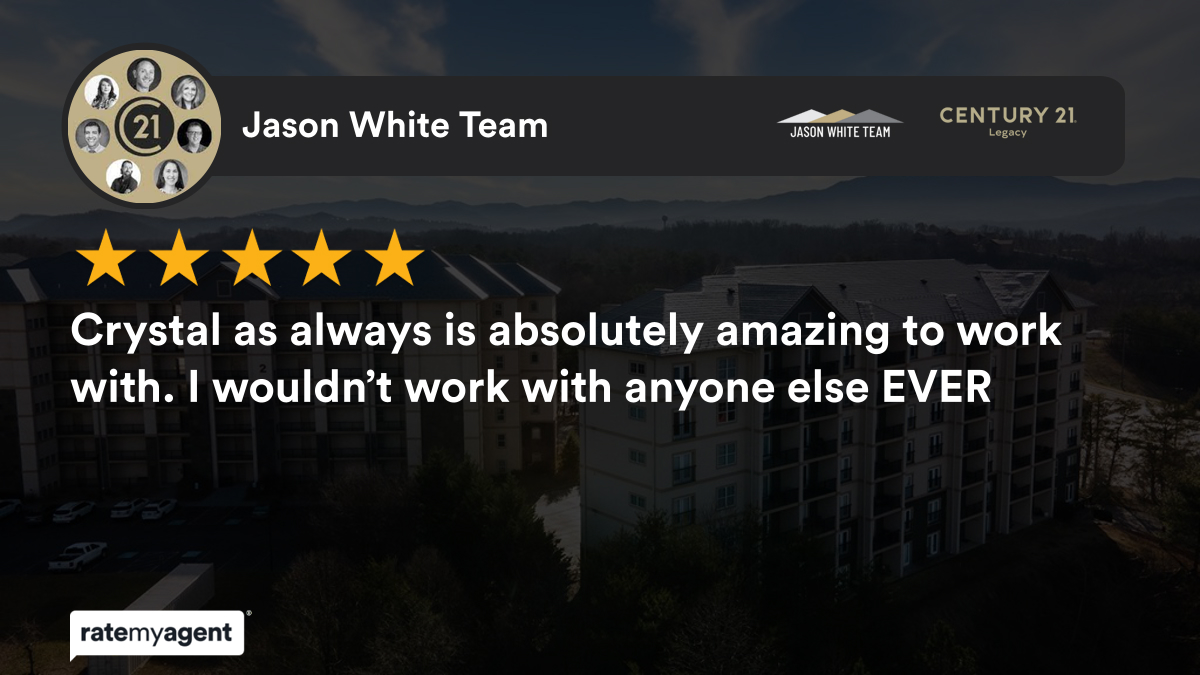JasonWhiteTeam's tweet photo. Our team’s latest RateMyAgent review in Pigeon Forge
 339600
https://t.co/LoCnra53Zf

...
#ratemyagent #realestate #Jason_White_Team https://t.co/xc62GpGknd