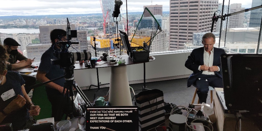 HawkeVideo's tweet image. This week we want to take a look at an exciting shoot we did for Plastic Pictures, a production company in the UK. Because their client is in Boston, they partnered with us to record footage locally rather than sending their crew across the Atlantic. It was a great experience!