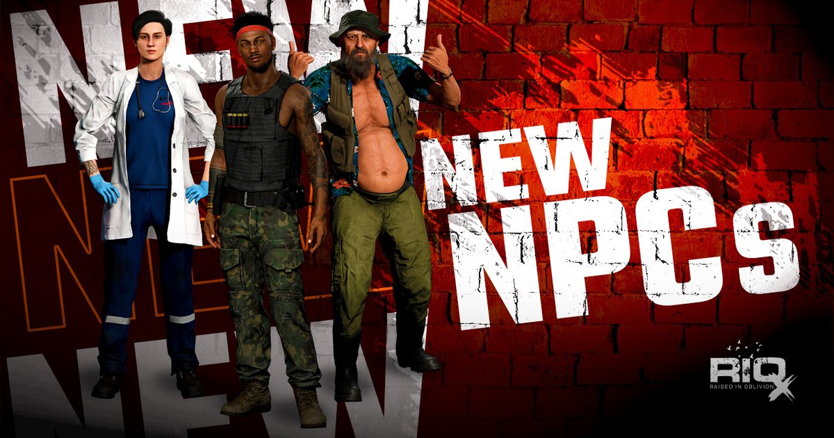 survivalrio's tweet photo. The doctor, the fisherman and the guerrilla fighter made their way to #RIOX 🇧🇷
We build all the NPCs of this metaverse with the same detail as the main characters 🧑🎨
They add realism to the experience... and look super cool 😎
#FPS #Gaming #Web3 https://t.co/3vuBEa3Hya