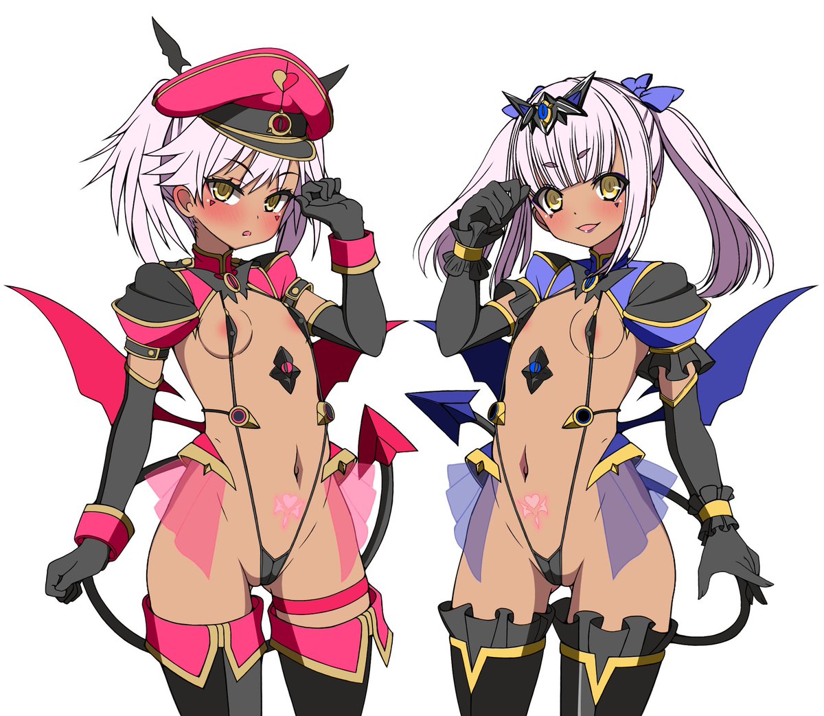 #女の子二人のイラストを貼る見た人もやる

このタグは是非とも便乗したい!
二人ならちっぱいツインズで! 