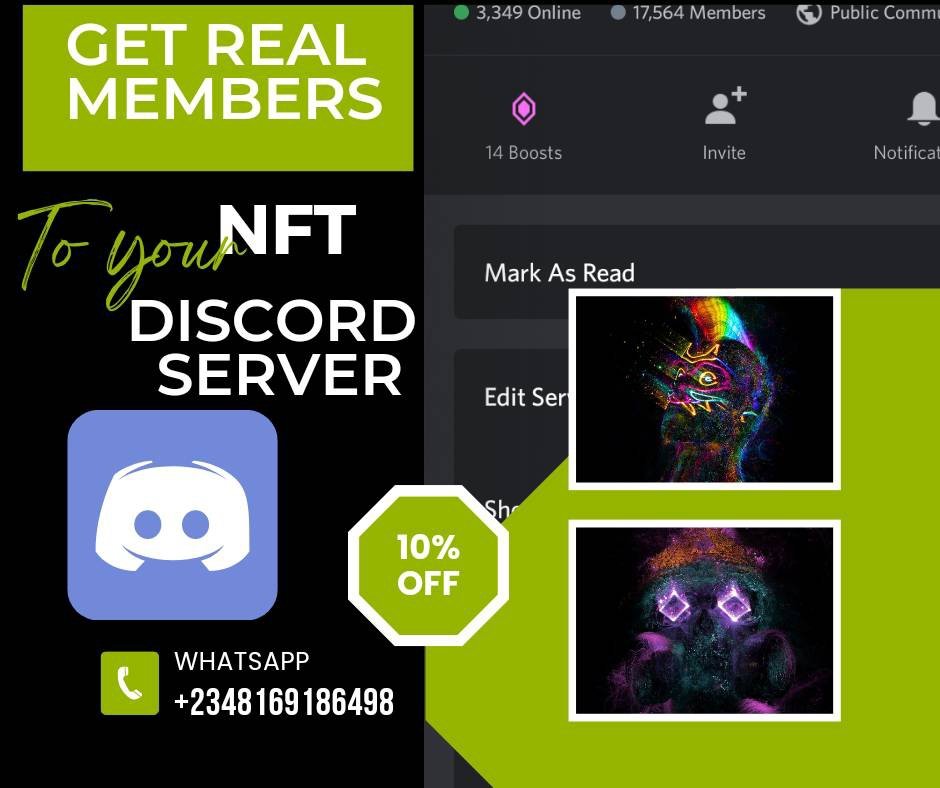 johnson_adeolu's tweet photo. Get real and active members to your NFT discord server.
#nft #discord #aptosproject #token #solananft #ethereum #twitter #solananfts #mint #mintdate #discordserver #wl #whitelist #og #nftgiveaways #nftgiveaway https://t.co/K9fjtPCtgh