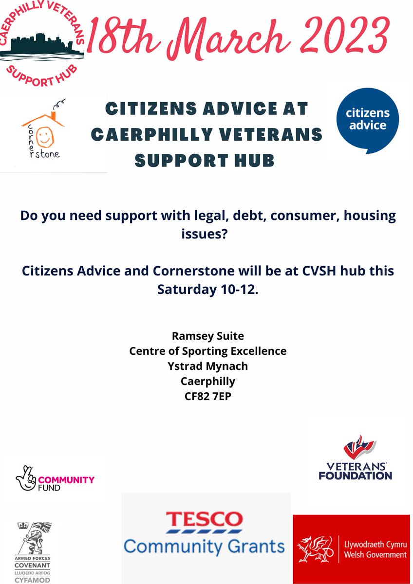 Caerphilly Veterans Hub tweet media
