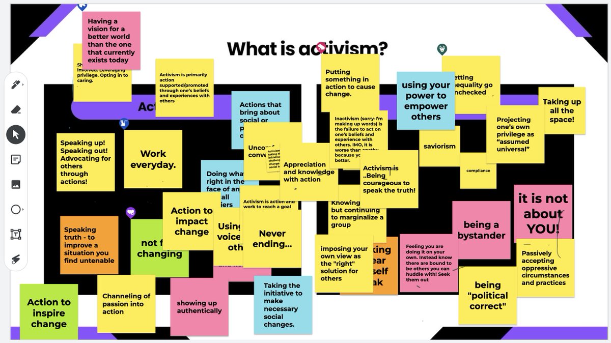 Kim Ducharme (@kimducharme) on Twitter photo Hive mind - on what is (and is not) activism. <a href="/FritzTesha/">Andratesha Fritzgerald (she/her)</a> <a href="/hillary_atp/">Hillary Goldthwait-Fowles</a> #UDLIRN Hive mind - on what is (and is not) activism. <a href="/FritzTesha/">Andratesha Fritzgerald (she/her)</a> <a href="/hillary_atp/">Hillary Goldthwait-Fowles</a> #UDLIRN